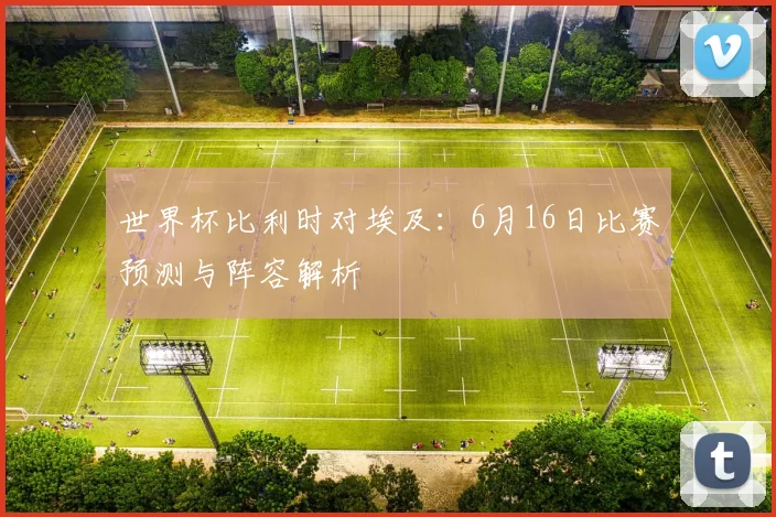 世界杯比利时对埃及：6月16日比赛预测与阵容解析